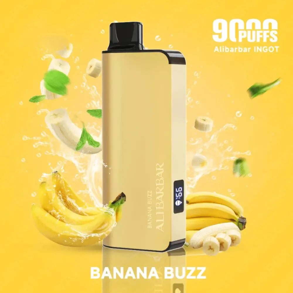 banana-buzz-alibarbar-ingot-9000-disposable-vape