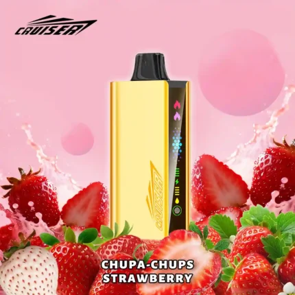 Chupa Chups Strawberry | JNR Cruiser Gold Disposable Vape